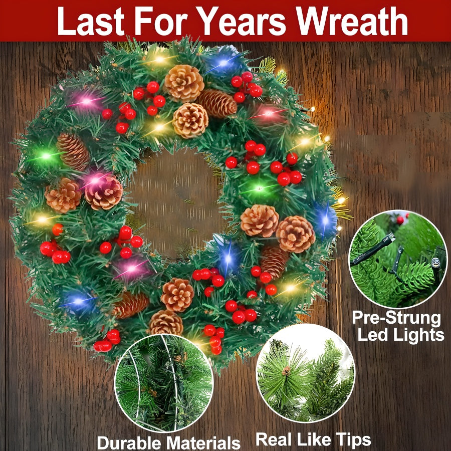24 - Inch Christmas Wreath - Patrian Supply Co.
