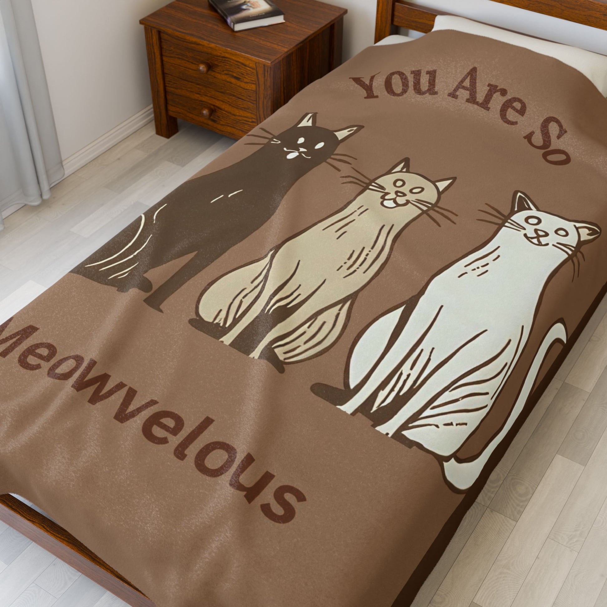 Meowvelous Cat Plush Blanket - Patrian Supply Co.