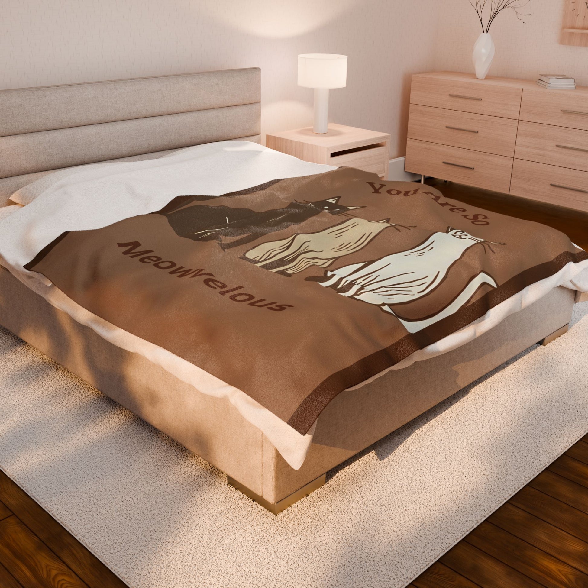 Meowvelous Cat Plush Blanket - Patrian Supply Co.