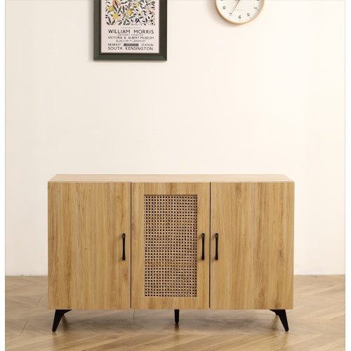 Natural Rattan Mesh Three-door Cabinet - Patrian Supply Co.