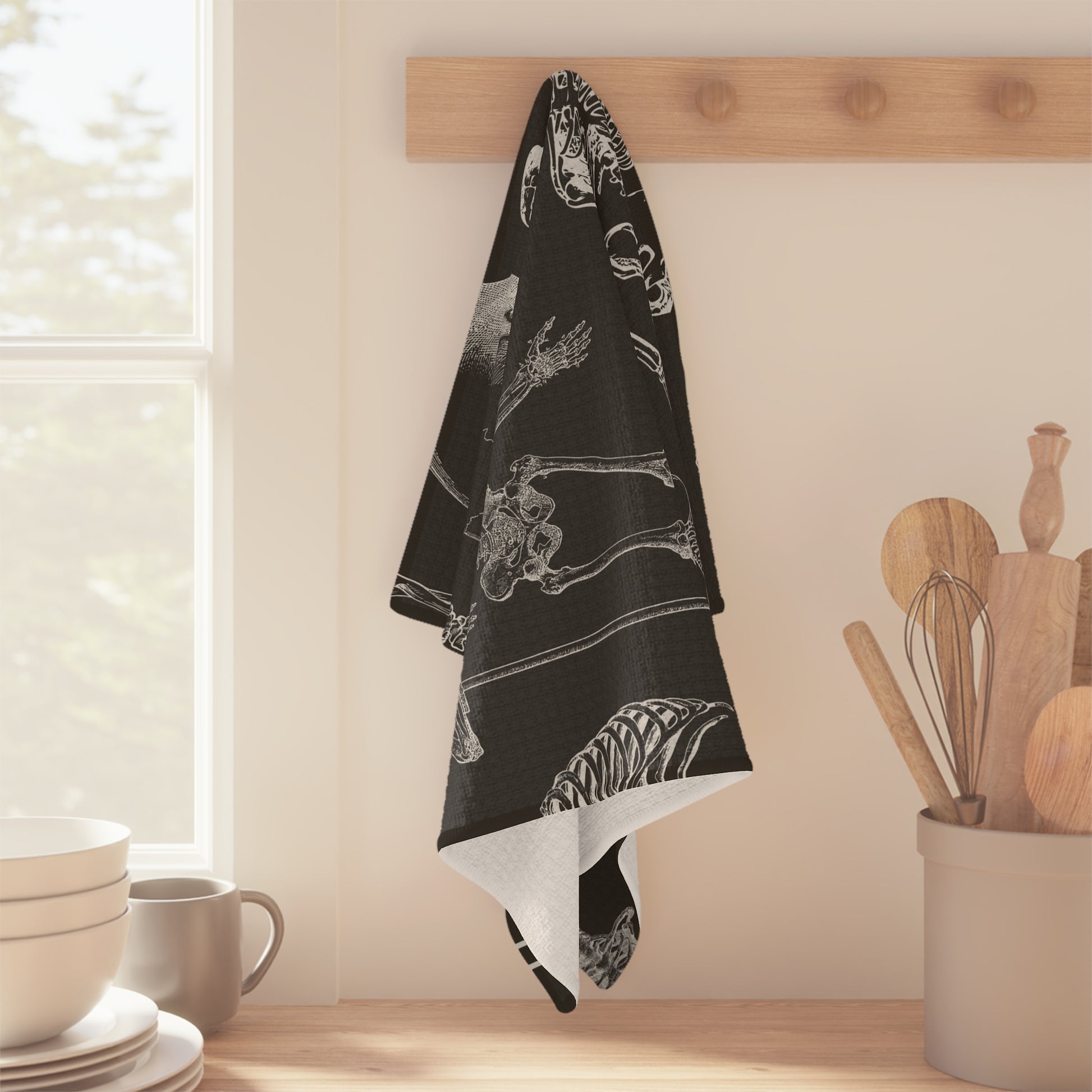 Halloween Skeleton Microfiber Tea Towel - Patrian Supply Co.