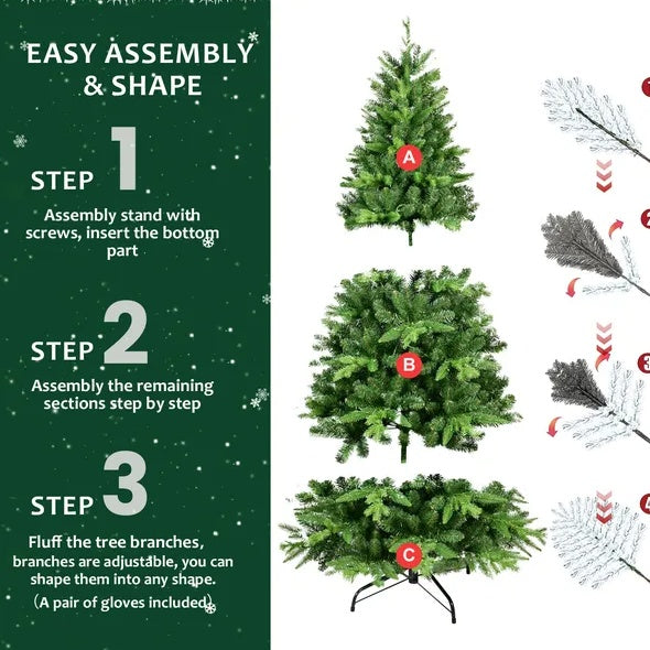 5FT PE PVC Mixed Automatic Christmas Tree - Patrian Supply Co.