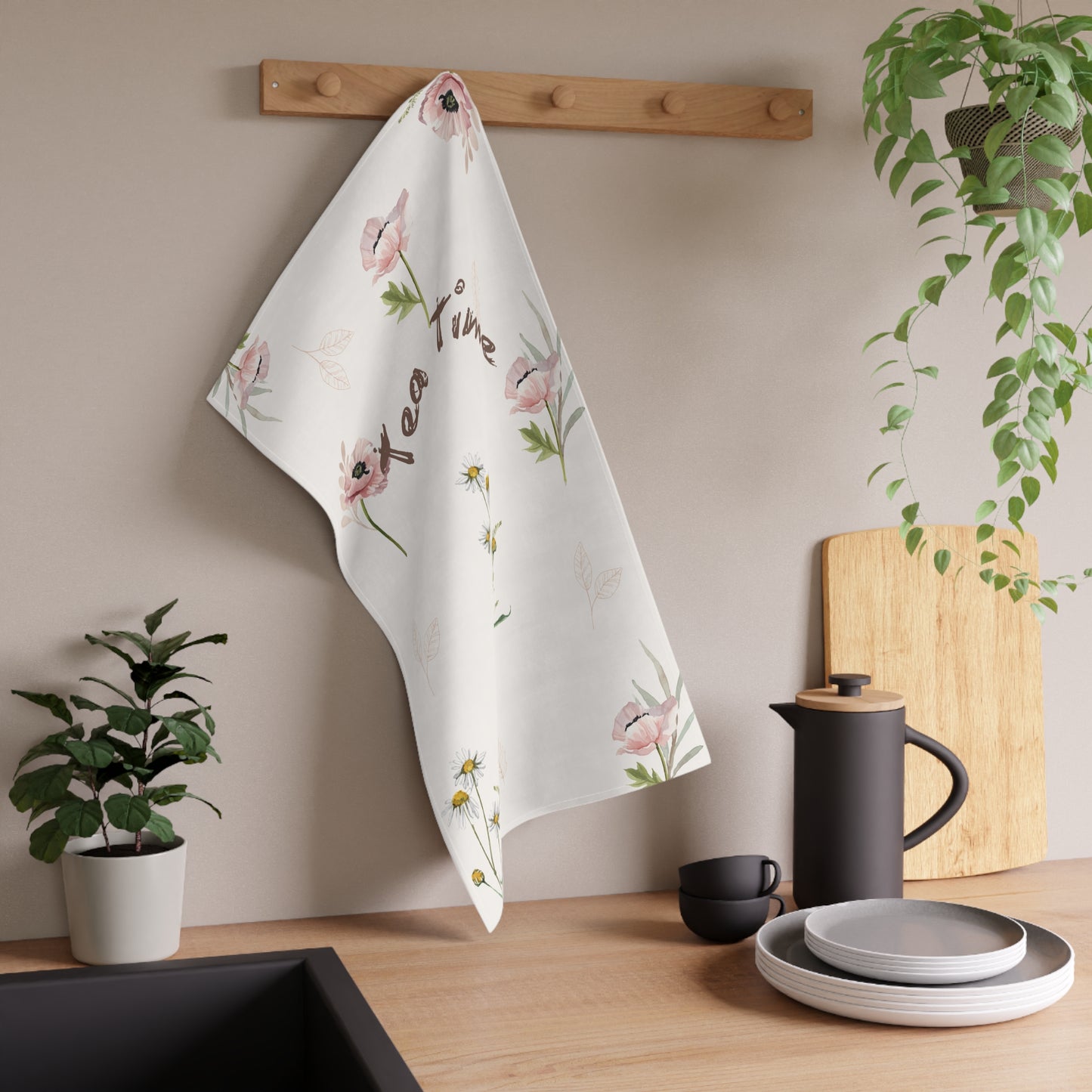 Charming Flowered Tea Towels: Perfect for Tea Lovers