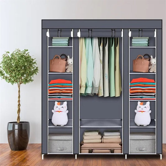Portable Clothes Closet Wardrobe Storage Organizer