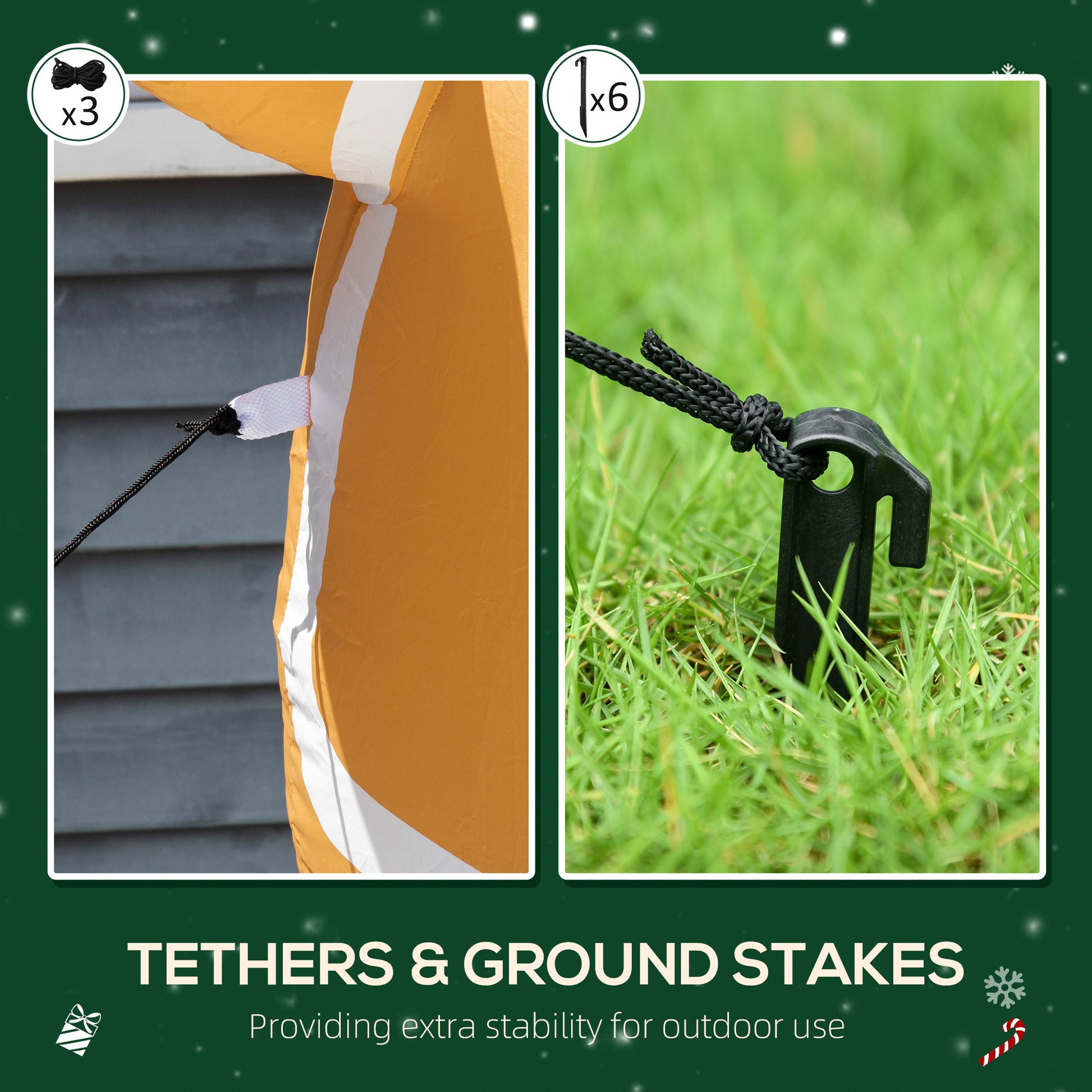 6ft Christmas Inflatable Gingerbread Man - Patrian Supply Co.