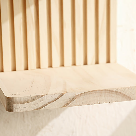 2 Wooden Double Wall Shelves