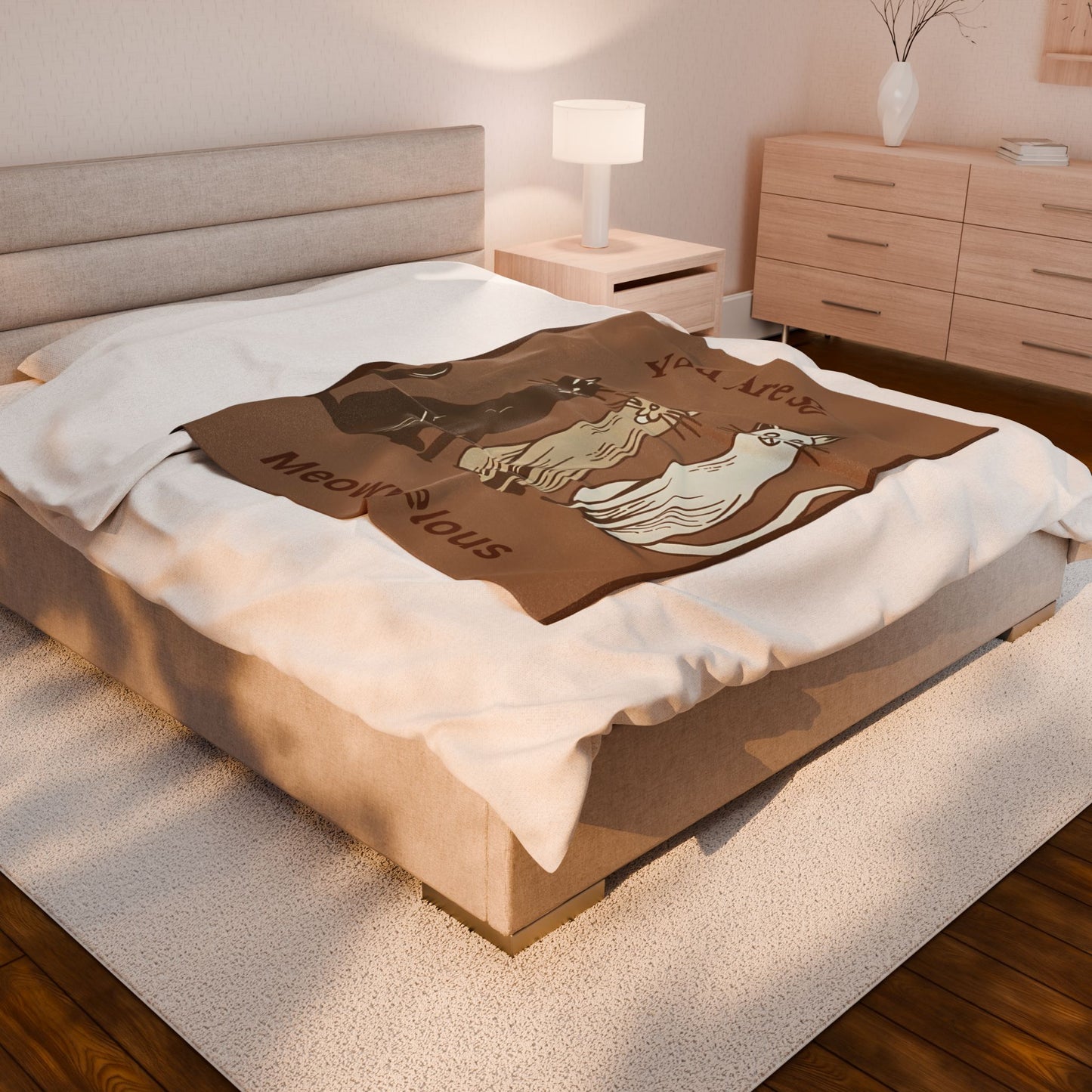 Meowvelous Cat Plush Blanket |