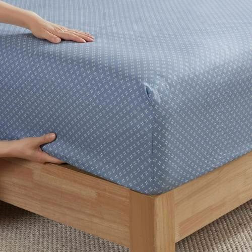 Floral Comforter Set With Bed Sheets Blue Queen - Patrian Supply Co.