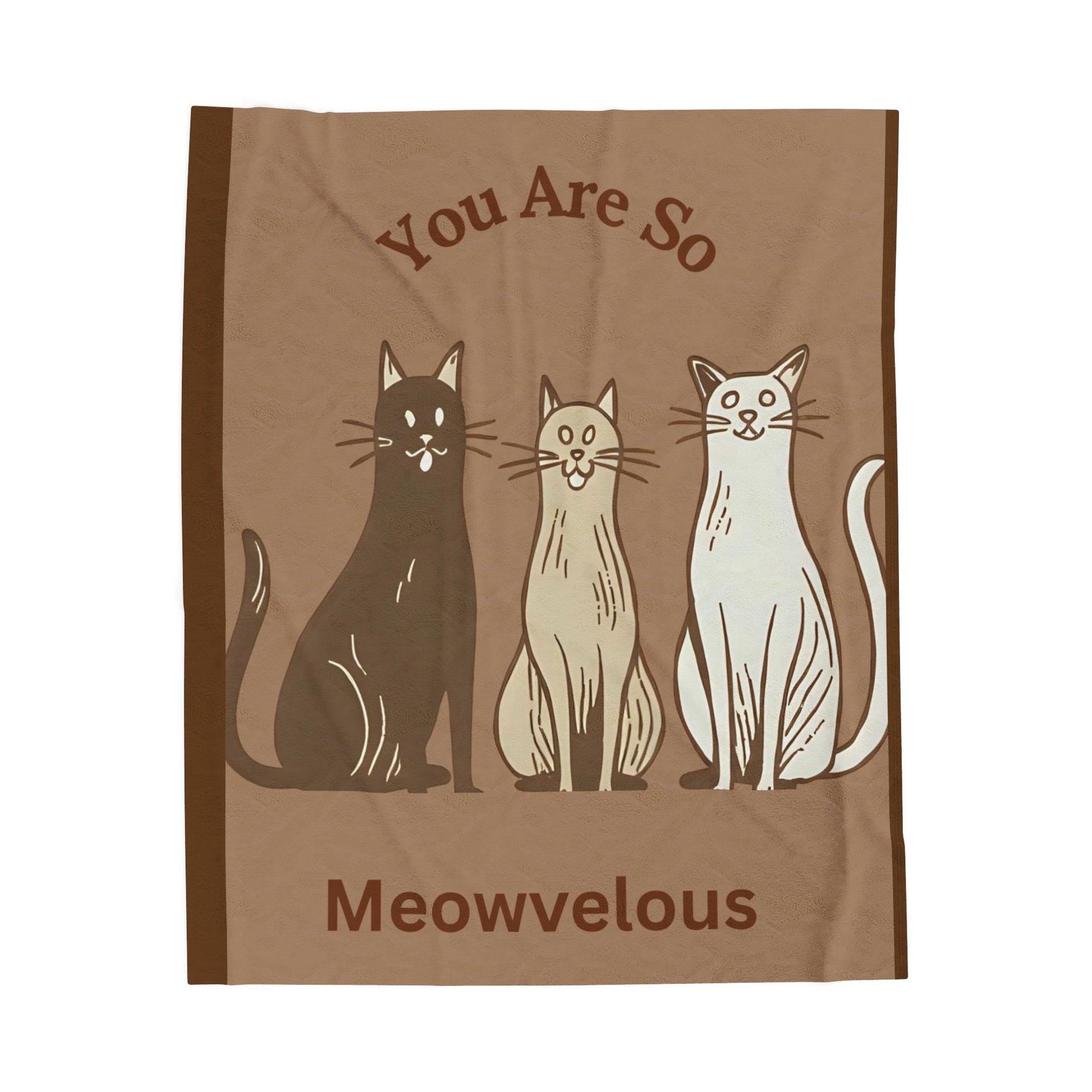 Meowvelous Cat Plush Blanket - Patrian Supply Co.