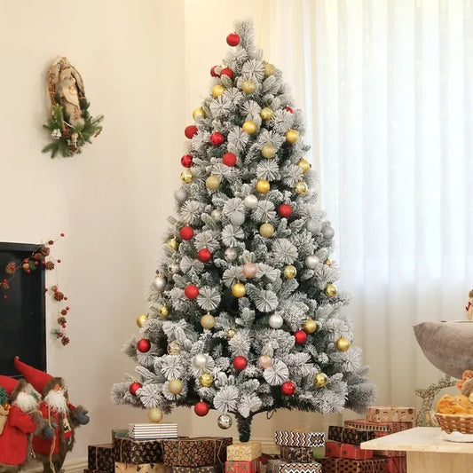 6.5 Ft Pre-Lit Artificial Christmas Tree - Patrian Supply Co.