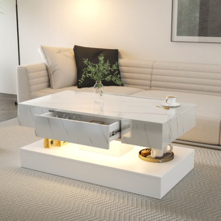 6.93IN High LED Coffee Table