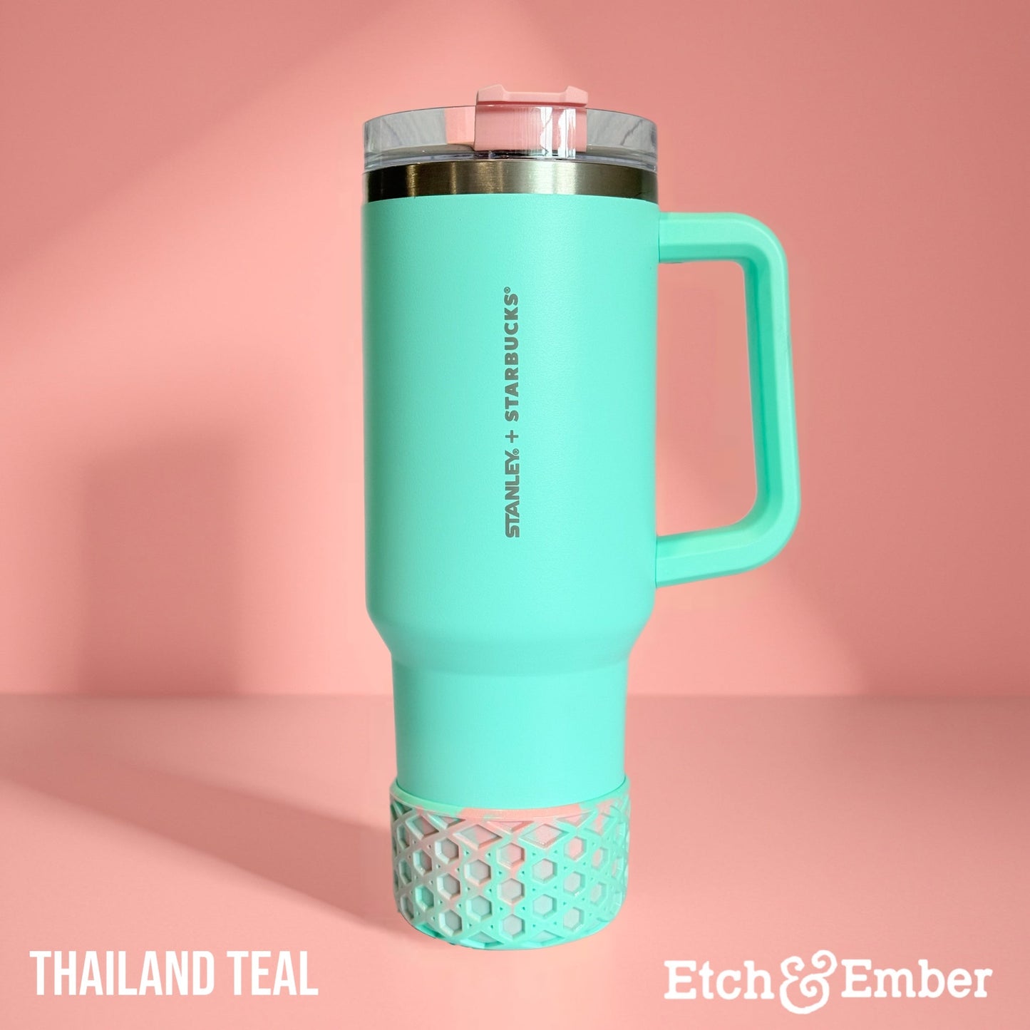 Thailand Teal Remix WAFFLE Tumbler Boot -fits 20-40oz