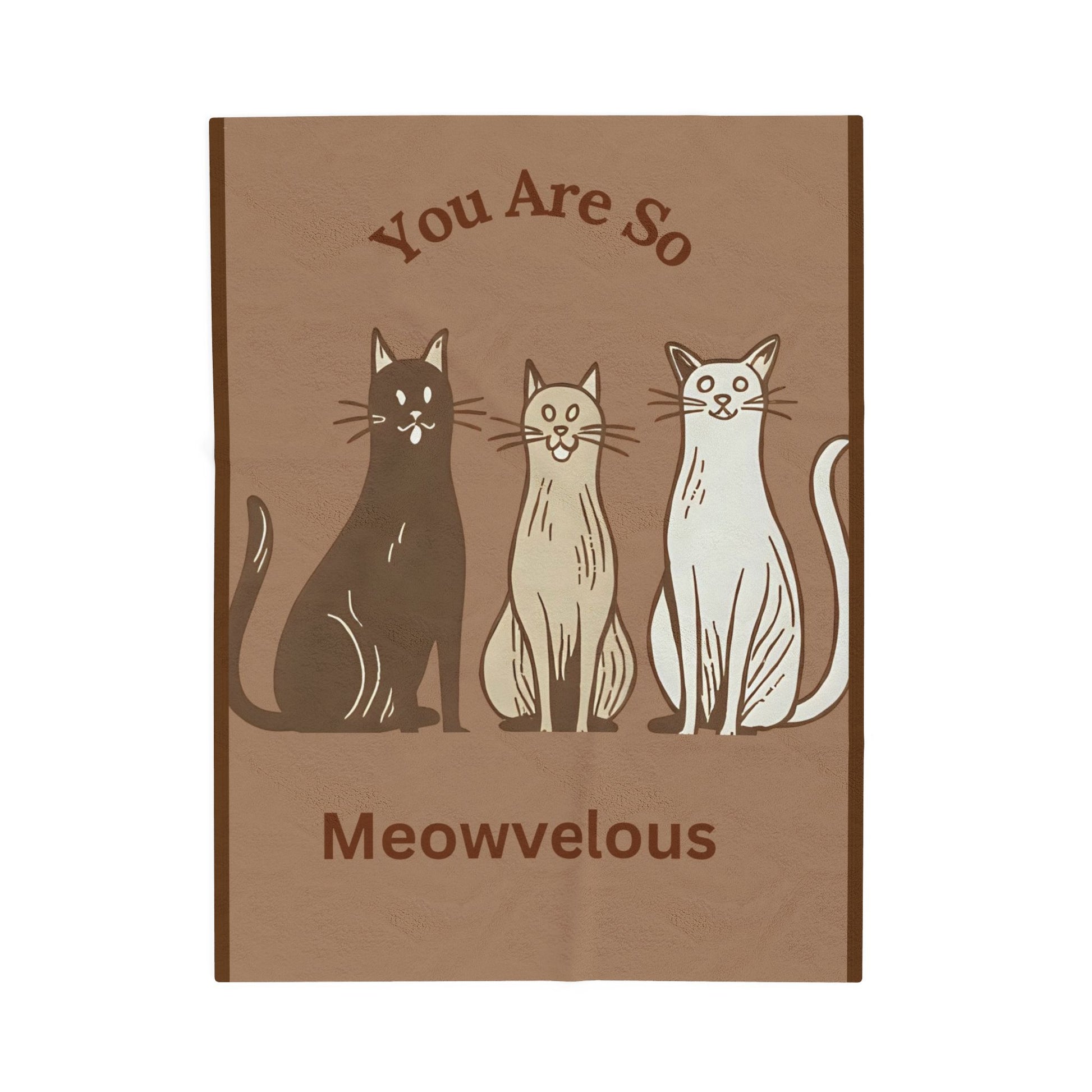 Meowvelous Cat Plush Blanket - Patrian Supply Co.