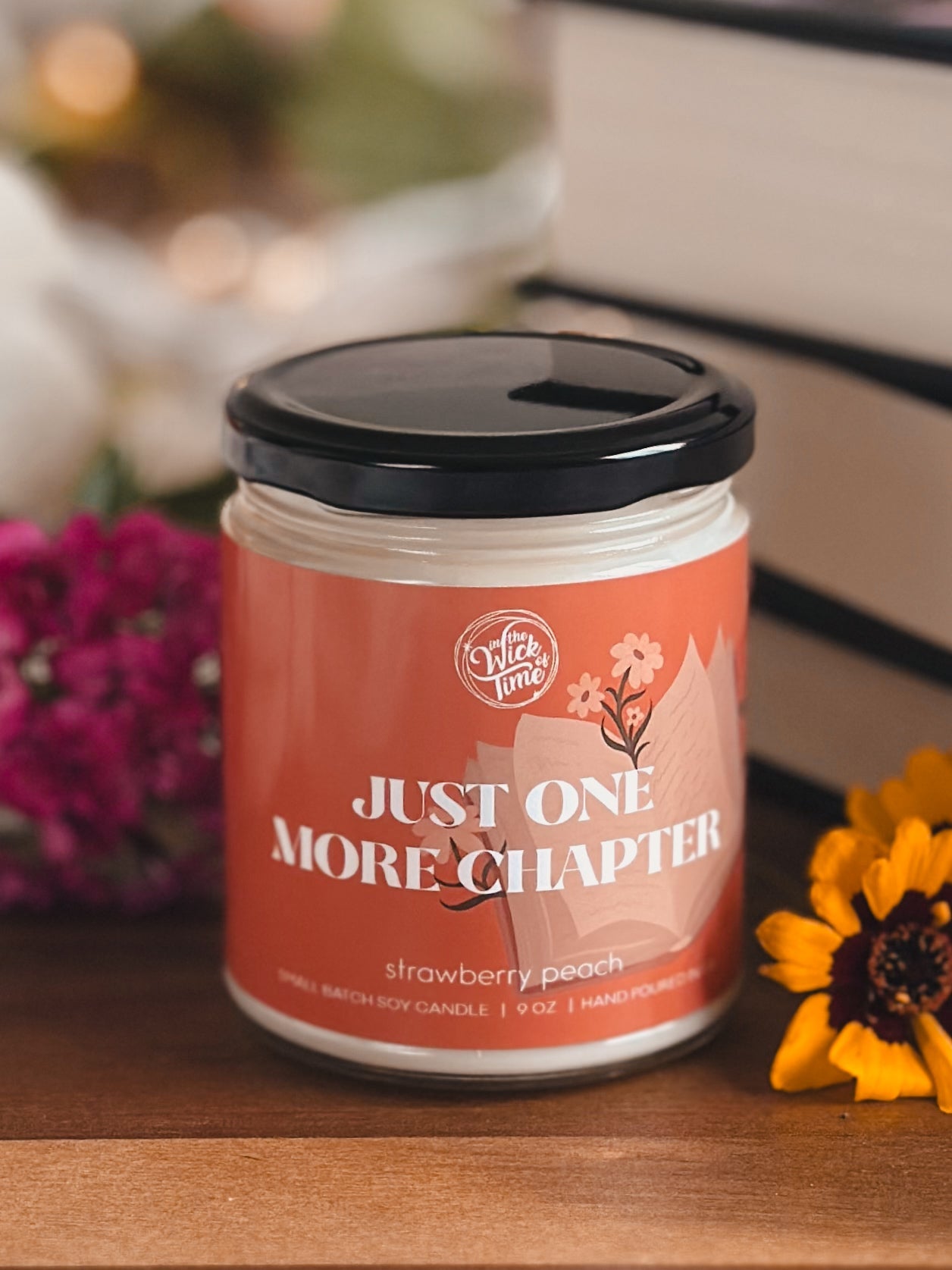 Just One More Chapter Candle 9 OZ - Patrian Supply Co.