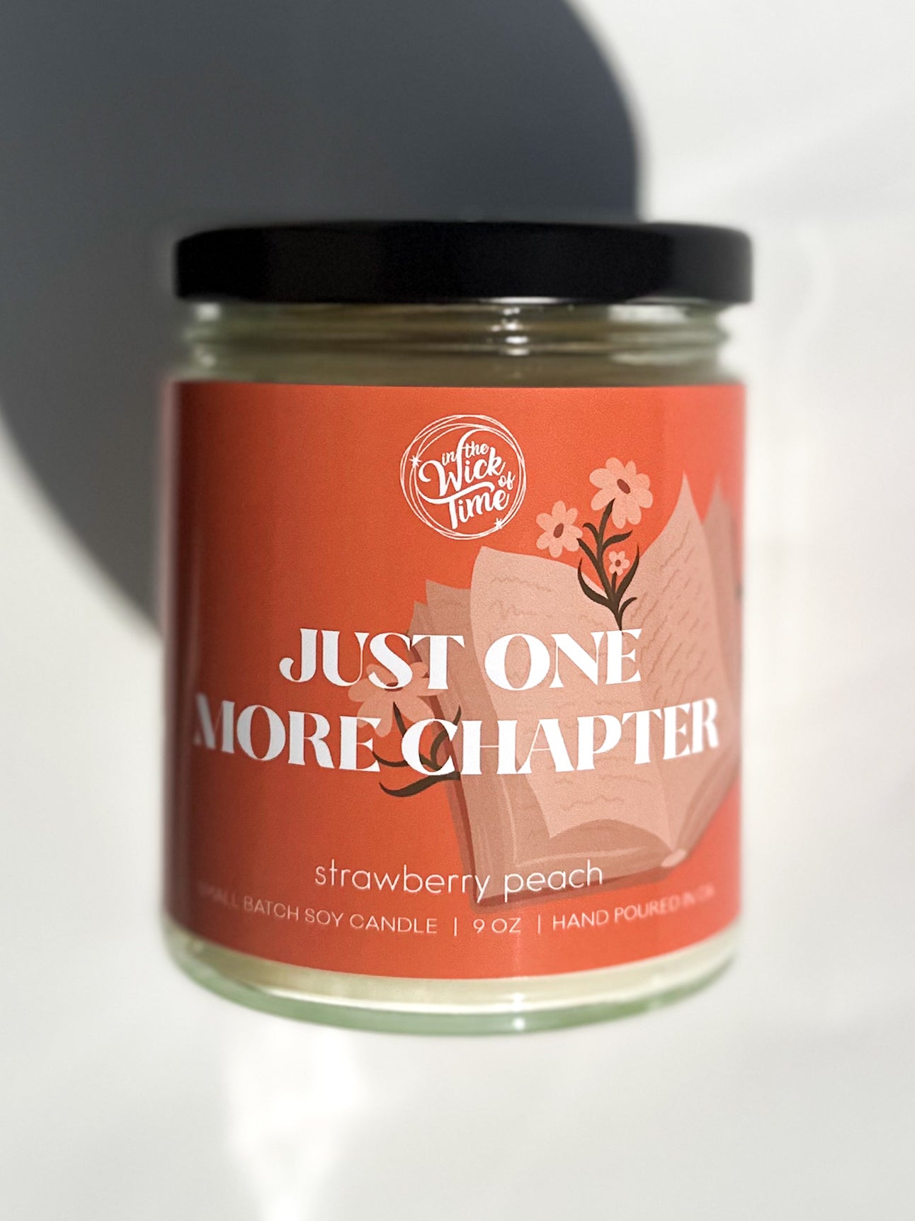 Just One More Chapter Candle 9 OZ - Patrian Supply Co.