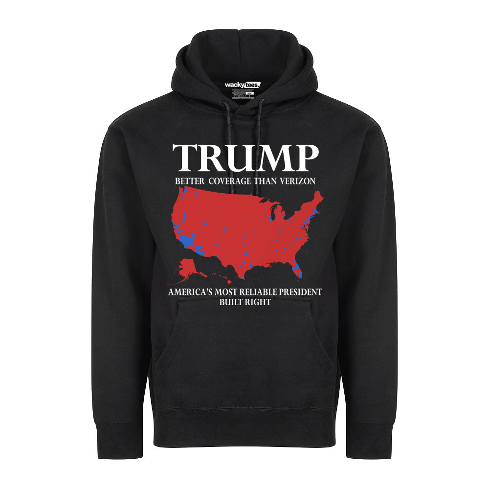 Donald Trump Better Than Verizon Most Reliable President Graphic Tee Shirt