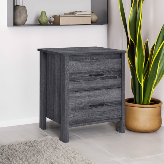 Dark grey nightstand