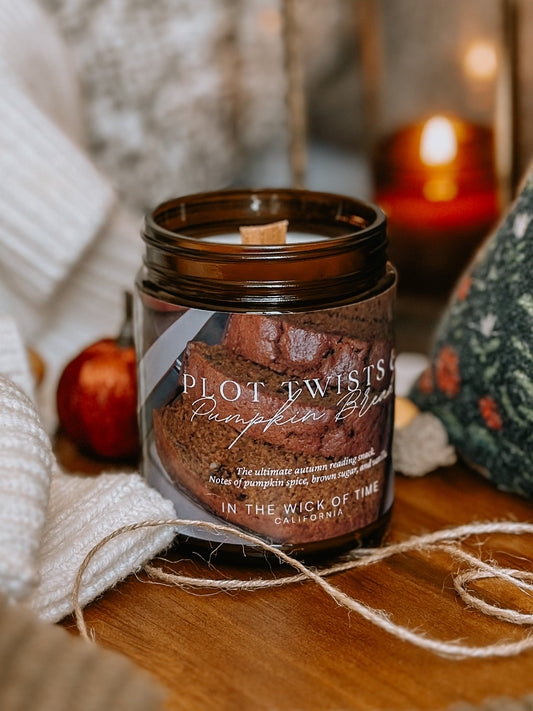 Plot Twists & Pumpkin Bread Candle - Patrian Supply Co.