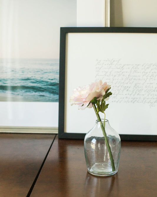 Haley Handblown Hammered Bud Vase - Patrian Supply Co.