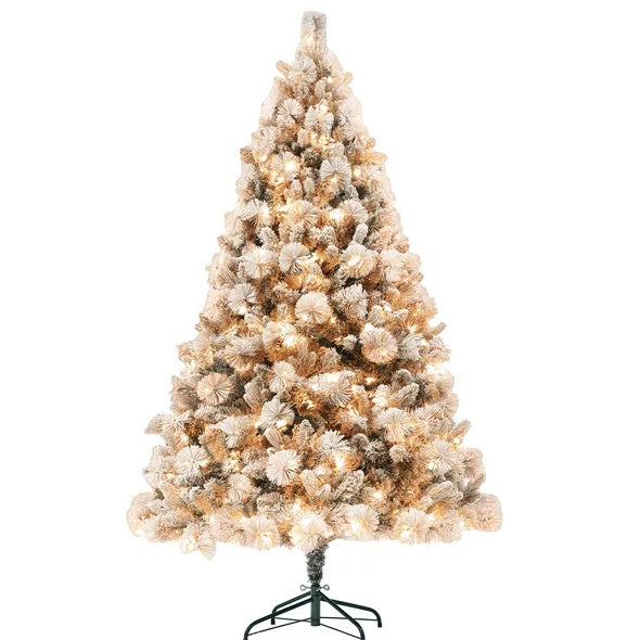 6.5 Ft Pre-Lit Artificial Christmas Tree - Patrian Supply Co.