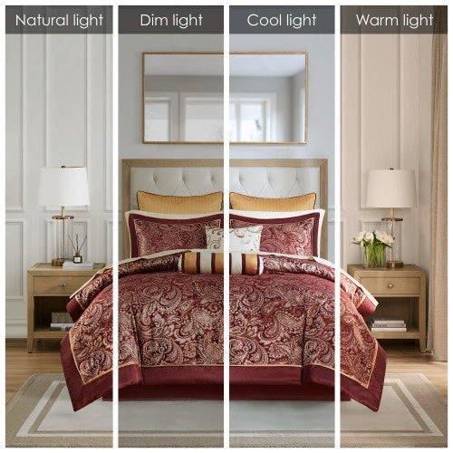 12 Piece Comforter Set With Cotton Bed Sheets - Patrian Supply Co.