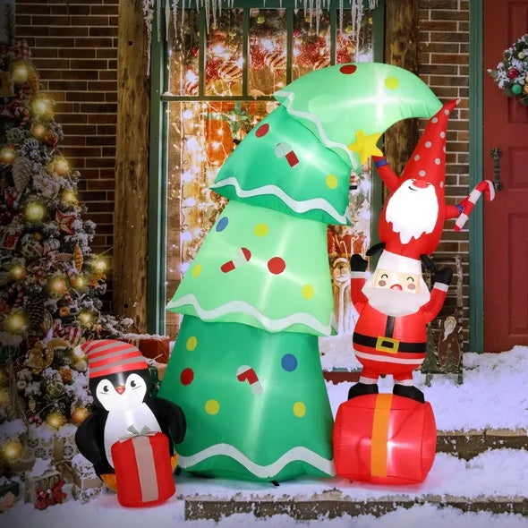 6 FT Lighted Christmas Inflatable Decoration - Patrian Supply Co.