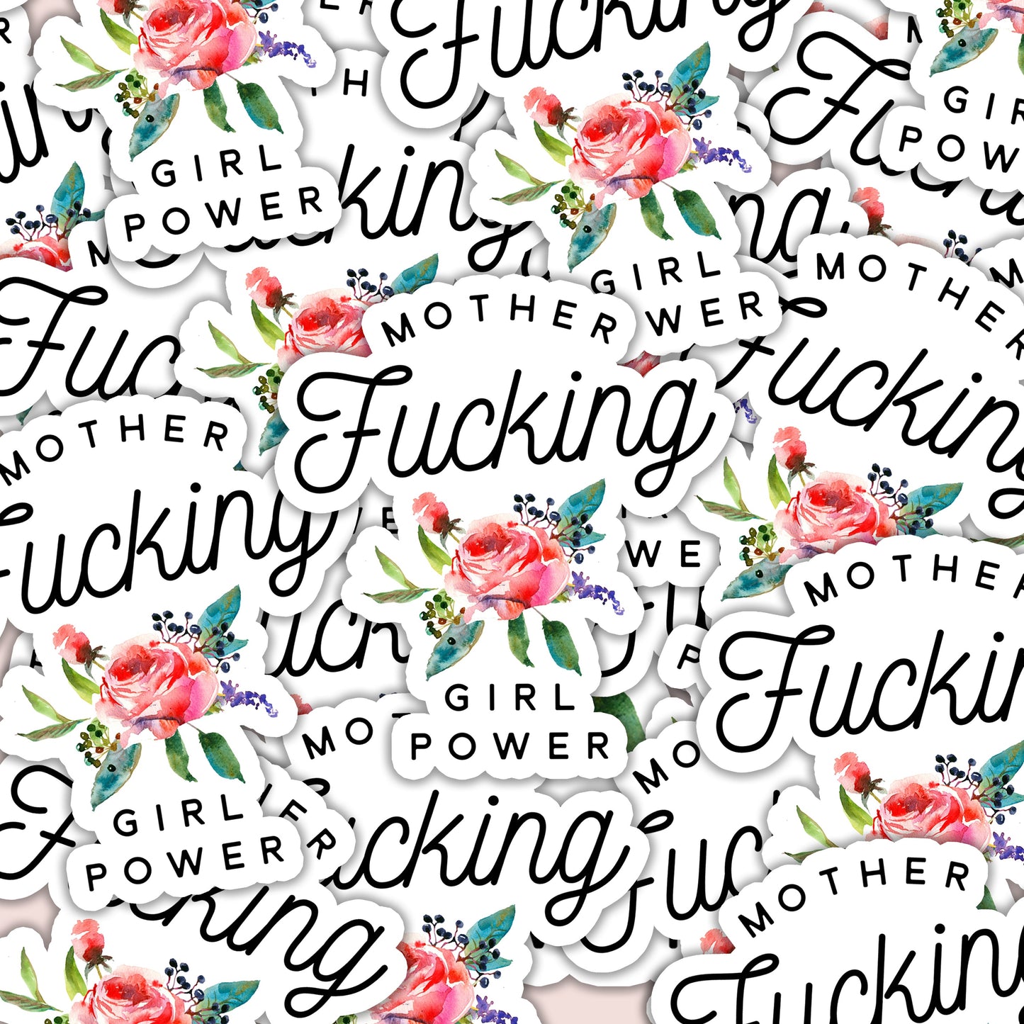 Mother Fucking Girl Power Sticker