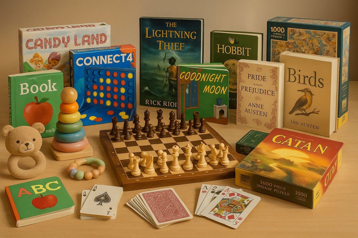 Toys, Games and Books. Oh My!