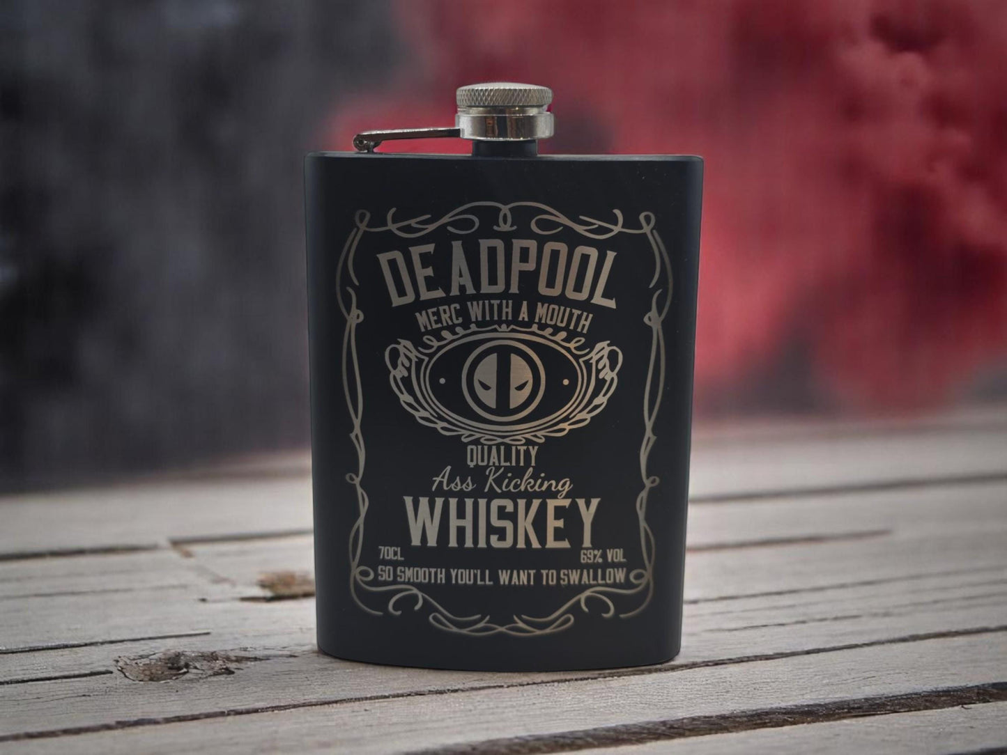 Chaotic Merc 8oz Flask – Maximum Mayhem