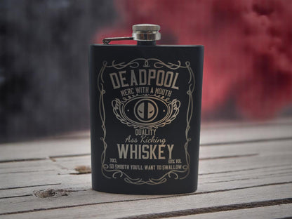 Chaotic Merc 8oz Flask – Maximum Mayhem