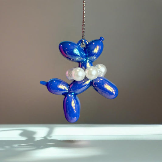 Blue Balloon Dog Charm - Tumbler Handle Charm