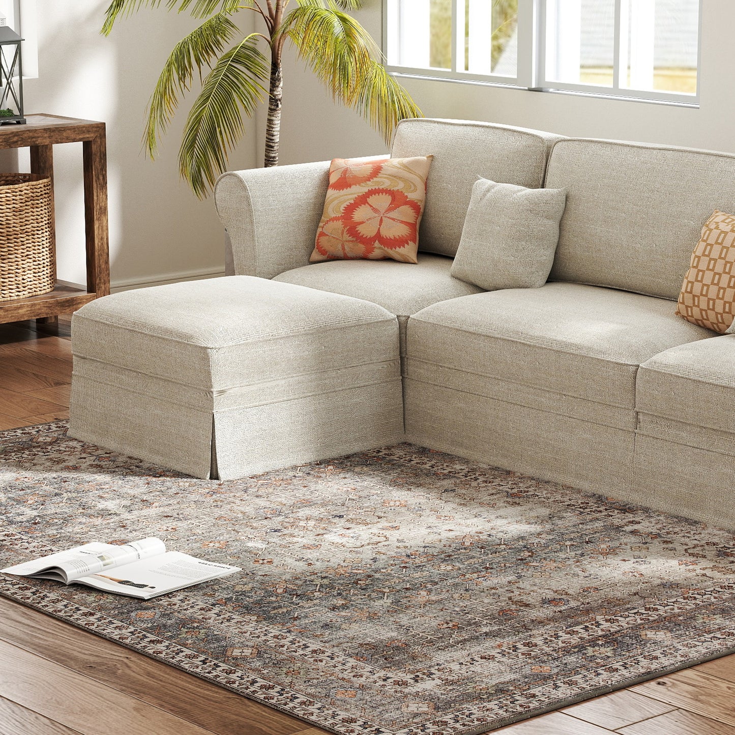 Machine Washable Area Rug 8x10