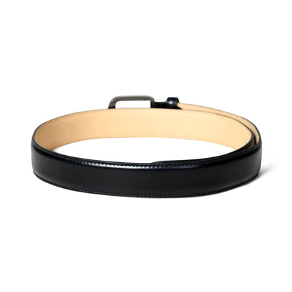 Eclipse Black Leather Belt