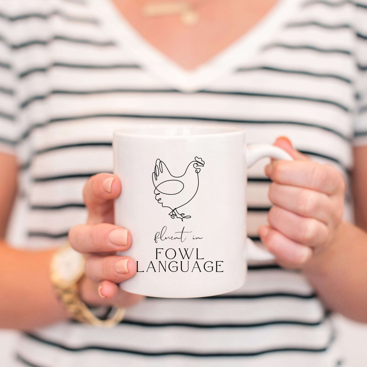 Fluent in Fowl Language Mug