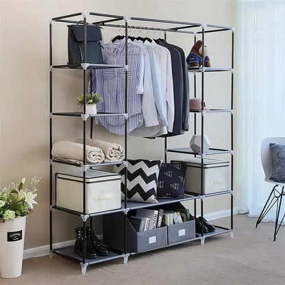 Portable Clothes Closet Wardrobe Storage Organizer
