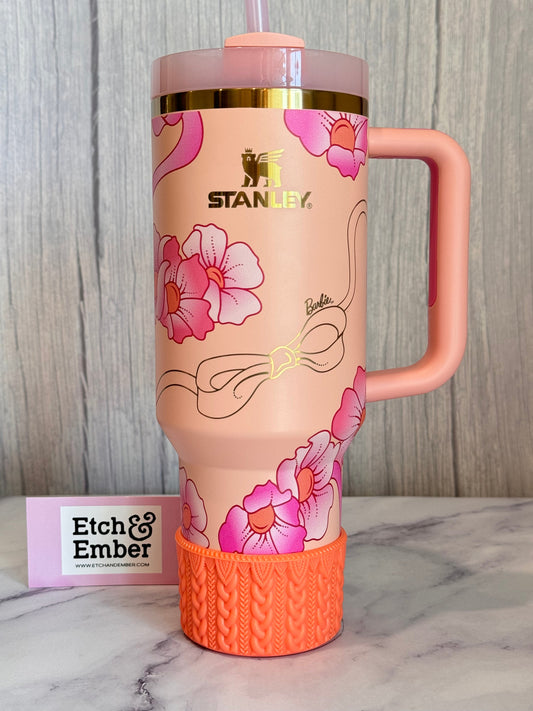 CORAL FIXATION MACRAME Tumbler Boot -fits 20-40oz