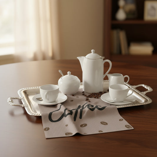 Coffee Lover's Microfiber Tea Towel