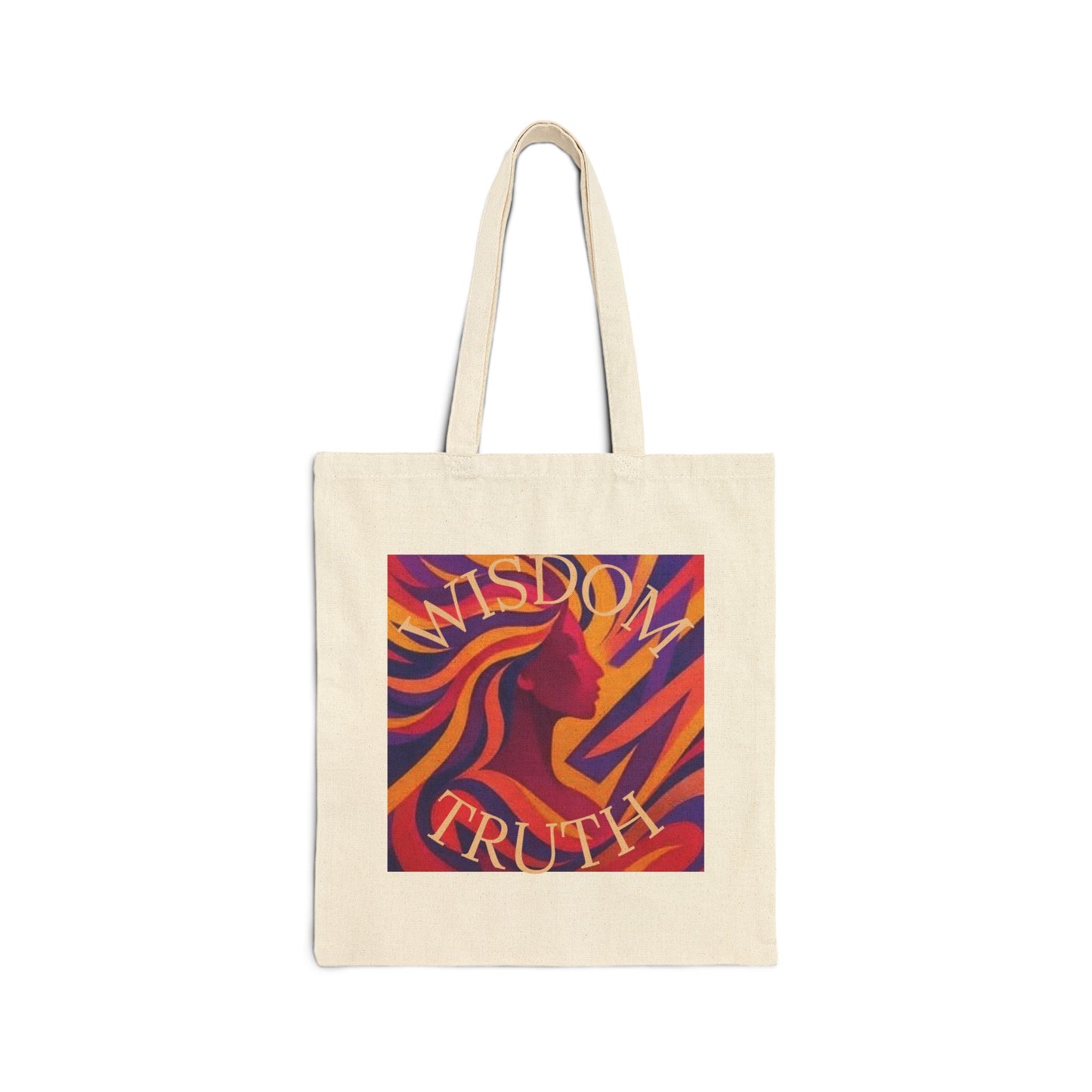 Wisdom & Truth Cotton Canvas Tote Bag