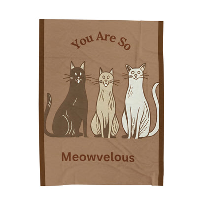 Meowvelous Cat Plush Blanket |