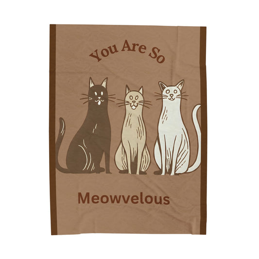 Meowvelous Cat Plush Blanket |