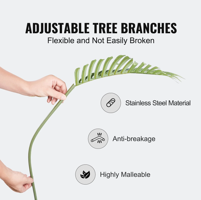 Artificial Palm Tree, 4 FT Tall Faux Plant