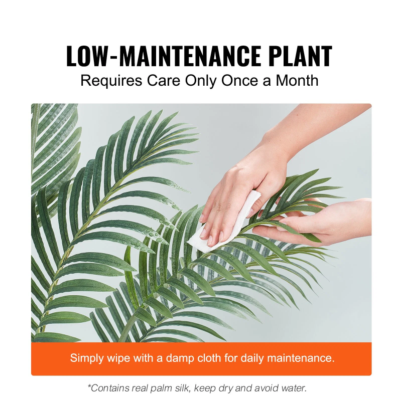 Artificial Palm Tree, 4 FT Tall Faux Plant