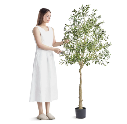 Artificial Olive Tree, 6 FT Tall Faux Plant