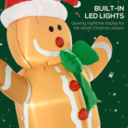 6ft Christmas Inflatable Gingerbread Man - Patrian Supply Co.