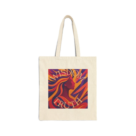 Wisdom & Truth Cotton Canvas Tote Bag