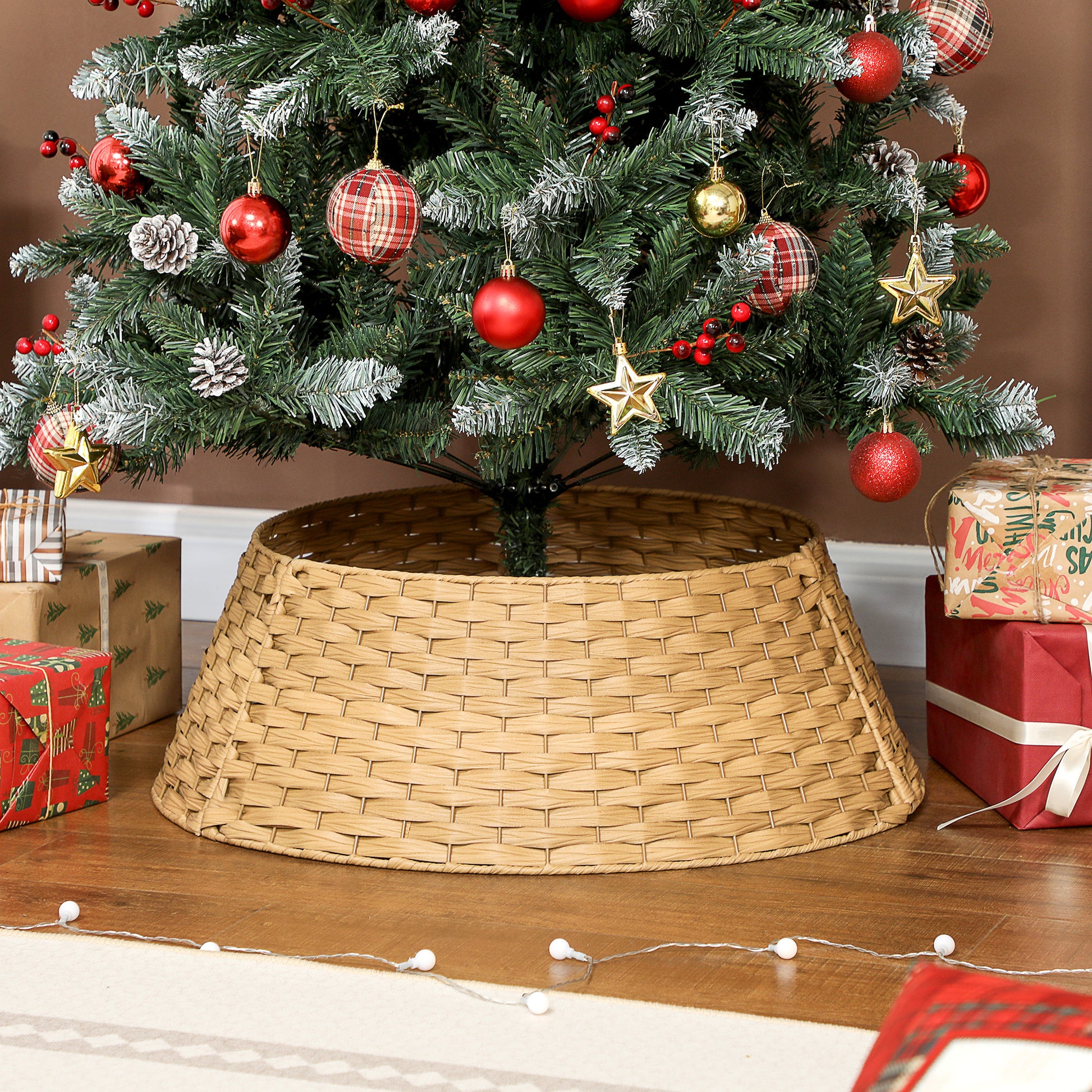 27 Inch Rustic Christmas Tree Skirt - Patrian Supply Co.