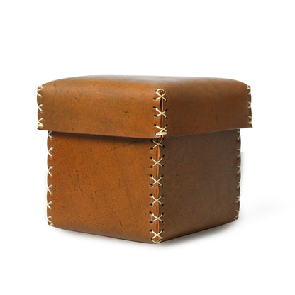 Multi Utility Leather Storage Box