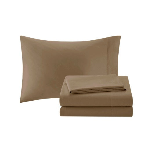 12 Piece Comforter Set With Cotton Bed Sheets Black Queen - Patrian Supply Co.