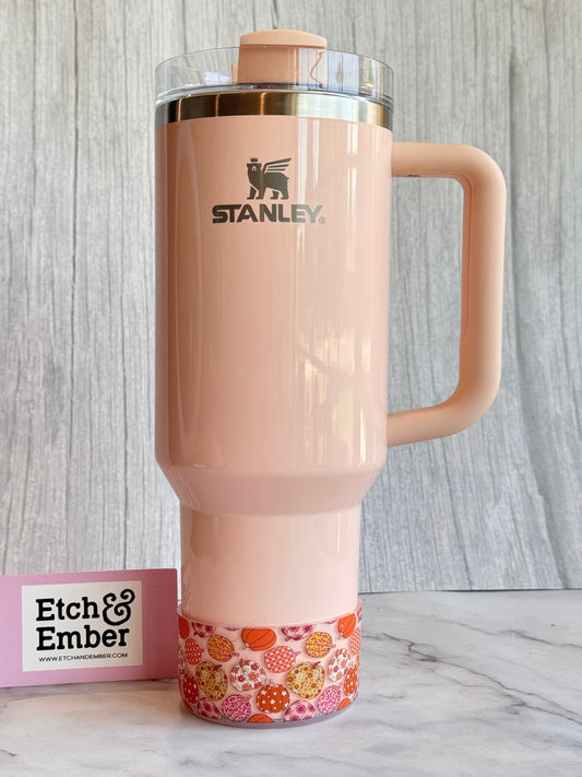 CLEAR PUMPKINS Tumbler Boot -fits 20-40oz Patent Pending