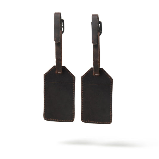 Leather Luggage Tag Set